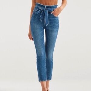 Like New 7 for All Mankind Paperbag Jeans
